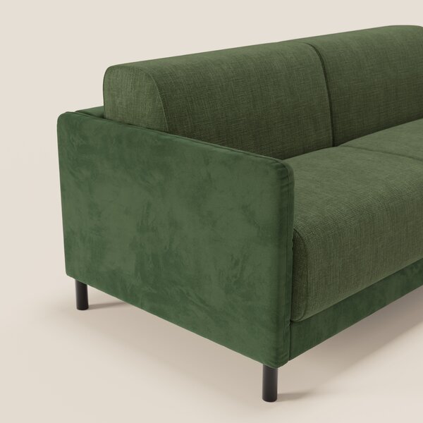 Narciso divano letto design con materasso H18 cm bicolore con struttur