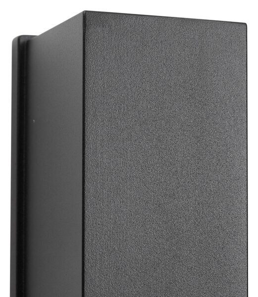 Lampada da parete nera magnetica con LED ricaricabile - Baleno