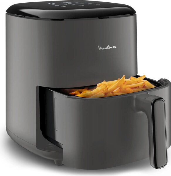 Moulinex Friggitrice ad Aria Capacit 5 Litri con Timer e Termostato Regolabile colore Grigio - EZ245H20 Easy Fry Max