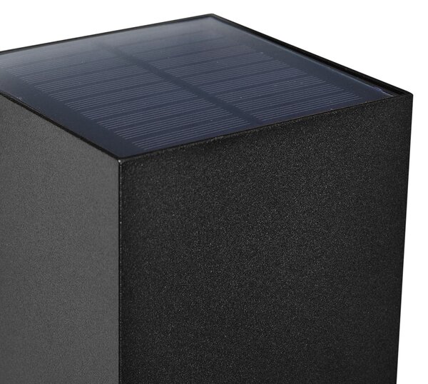 Applique da esterno nera con LED IP65 solare - Charlene