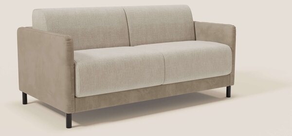 Narciso divano letto design con materasso H18 cm bicolore con struttur