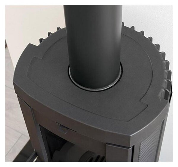 Stufa a legna nera da 6,2 kw Nordica extraflame 7119301