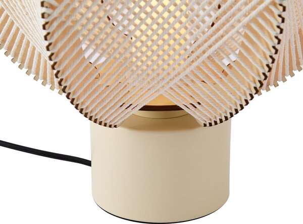 Lampada da tavolo Japandi beige 32 cm - Gertie