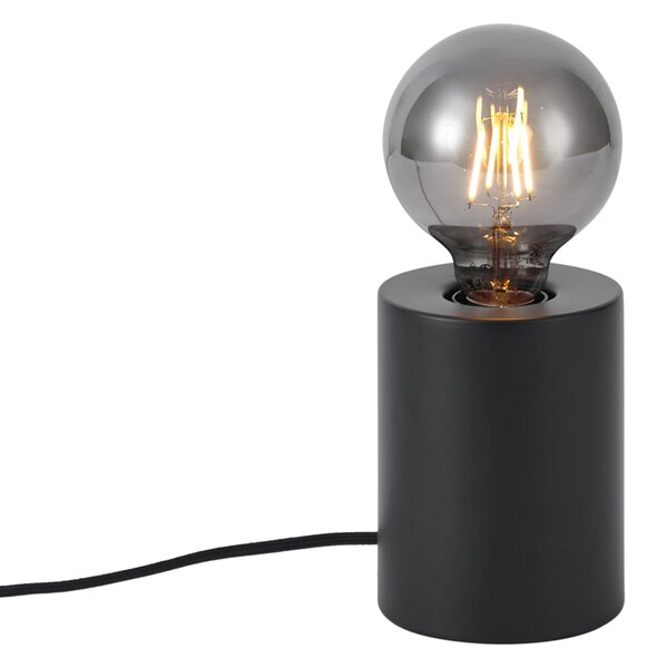 Lampada da tavolo moderna nera 13 cm - Cylinder