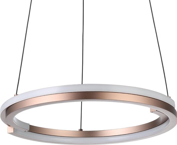 Lampada a sospensione LED EGLO Mezzomonte, ideale per tavoli da pranzo, con dimmer e telecomando, lampada a soffitto sospesa, lampada per sala da pranzo, luce bianco caldo - bianco freddo, 4700 lumen
