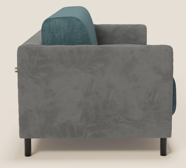 Narciso divano letto design con materasso H18 cm bicolore con struttur