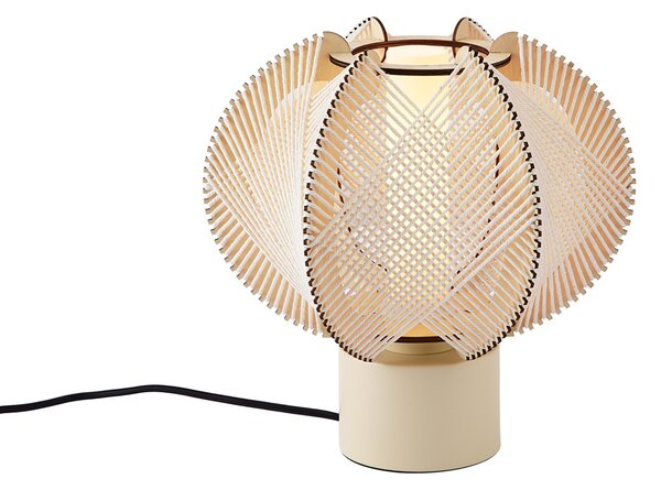 Lampada da tavolo Japandi beige 32 cm - Gertie