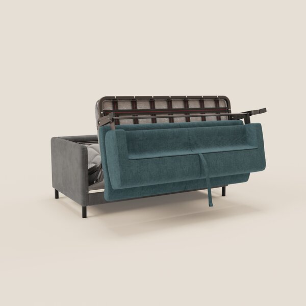 Narciso divano letto design con materasso H18 cm bicolore con struttur