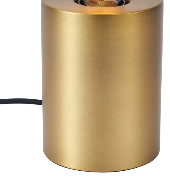 Lampada da tavolo moderna ottone 13 cm - Cylinder