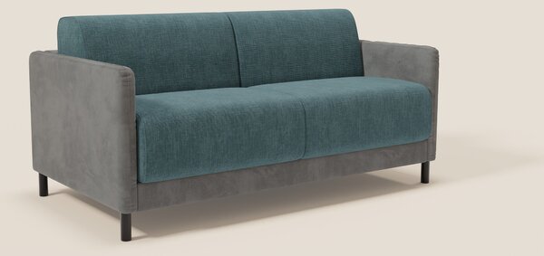 Narciso divano letto design con materasso H18 cm bicolore con struttur
