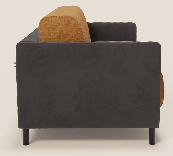 Narciso divano letto design con materasso H18 cm bicolore con struttur