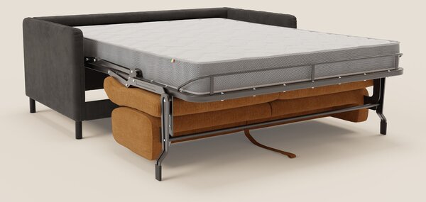 Narciso divano letto design con materasso H18 cm bicolore con struttur