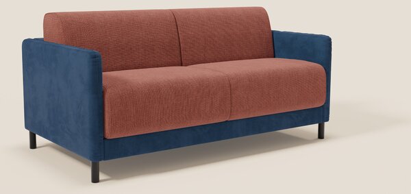 Narciso divano letto design con materasso H18 cm bicolore con struttur