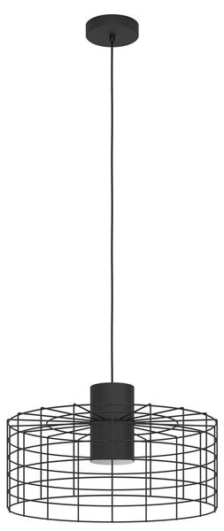 Eglo 43628 MILLIGAN E27 lampada a sospensione Ø480mm nero bianco