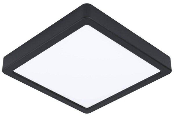 Plafoniera Moderna Fueva 5 In Acciaio Nero Led Integrato 17W 3000K Ip20