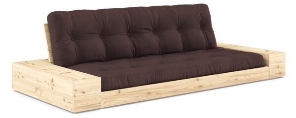 Divano letto marrone scuro 244 cm Base - Karup Design