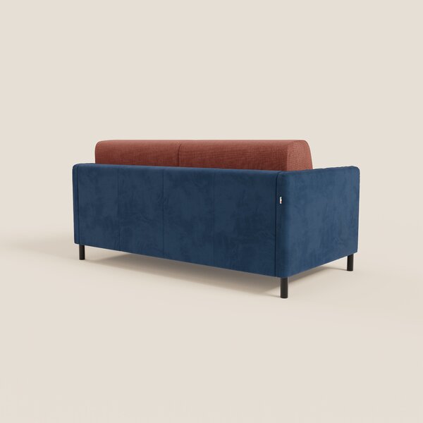 Narciso divano letto design con materasso H18 cm bicolore con struttur