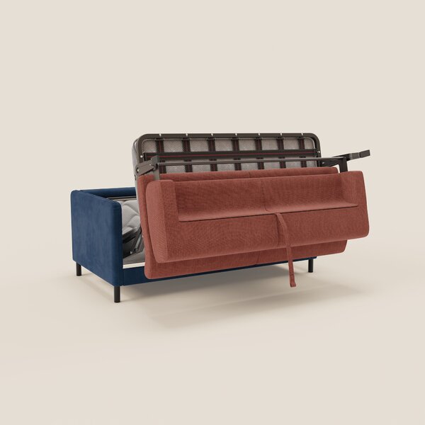 Narciso divano letto design con materasso H18 cm bicolore con struttur