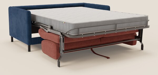 Narciso divano letto design con materasso H18 cm bicolore con struttur