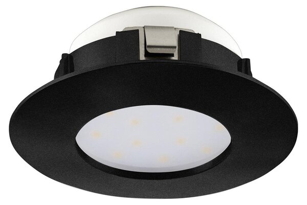 Faretto Ad Incasso Contemporaneo Pineda Policarbonato Nero Led Integrato 4,9W