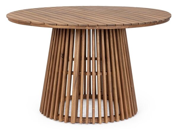 Tavolo da pranzo da giardino rotondo in acacia massiccia ø 120 cm Rodano – Bizzotto