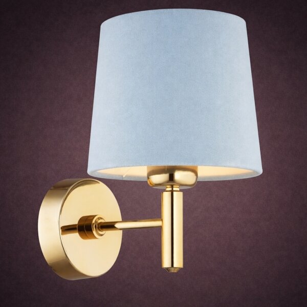 Brilagi - Lampada da parete MONTE 1xE27/60W/230V blu/oro