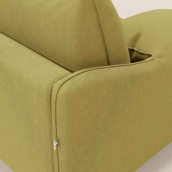 Primula divano letto angolare con materasso H18 cm - penisola contenit