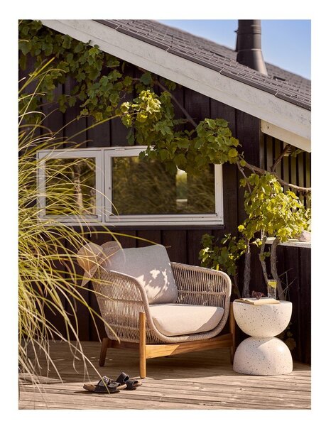 Tavolino da giardino rotondo in ceramica ø 40 cm Bonita – House Nordic