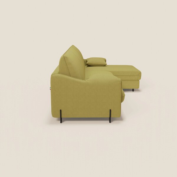 Primula divano letto angolare con materasso H18 cm - penisola contenit