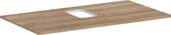 Hansgrohe Xelu Q Console avec découpe au centre, 980x550, pour vasque à poser, avec trou pour robinet, 54121230, 54121230