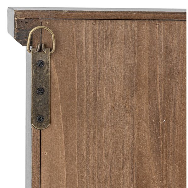 Vetrina nera in abete massiccio da appendere 50x80x14 cm Hazem – Bloomingville