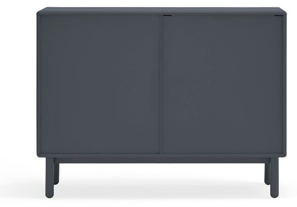 Cassettiera bassa grigio scuro 120x90 cm Corvo - Teulat
