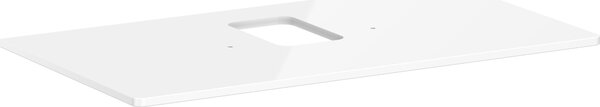 Hansgrohe Xelu Q Console avec découpe au centre, 980x550, pour vasque à poser, avec trou pour robinet, 54121050, 54121050