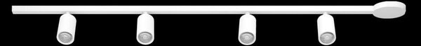 Faretto Eglo 901667 4x GU10 10 W bianco