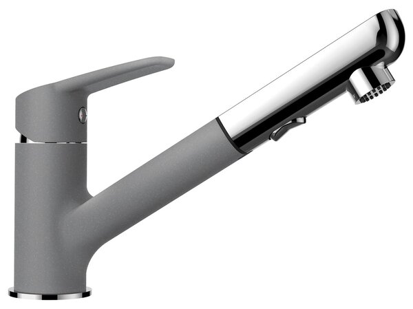 Miscelatore per lavello con doccia Schock DAJA croma 522120GCR