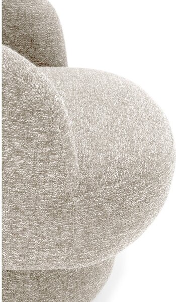 Poltrona beige girevole Dali – MOME