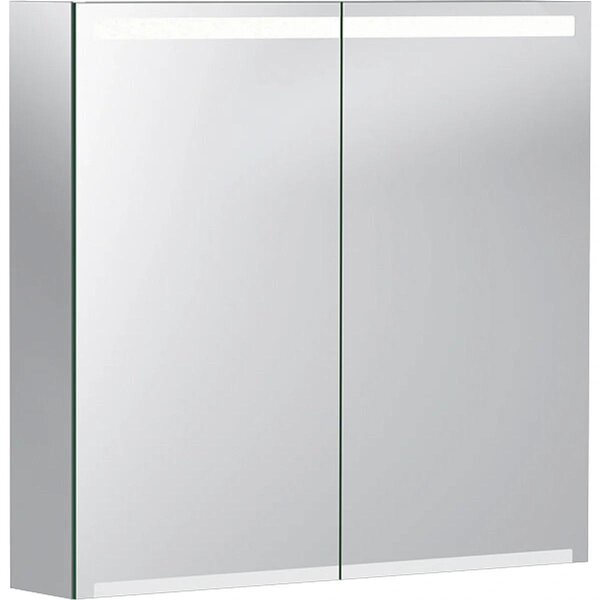 Geberit Option Armoire de toilette avec éclairage intégré, deux portes, largeur 75cm, 500.205.00.1, 500.205.00.1