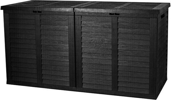 Contenitore da giardino XXL, 750 l, 155 x 66 x 80 cm, plastica, antracite