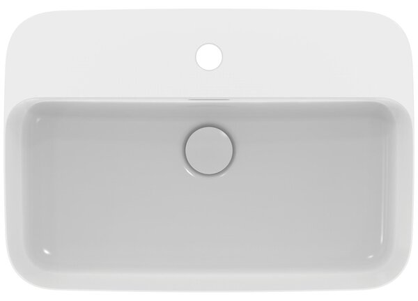 Ideal Standard Ipalyss vasque, 1 trou pour robinet, avec trop-plein, 550x380x145 mm, E2077V1, E2077V1