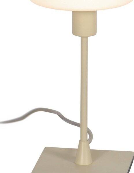 Steinhauer Lampada da tavolo Ancilla, Crema / Ambra, Soggiorno / Sala da pranzo, Metallo, Lampada da tavolo