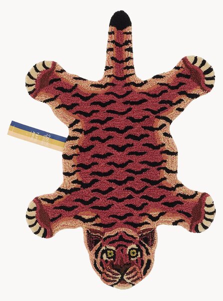 Tappeto in lana fatto a mano Wise Tiger Small