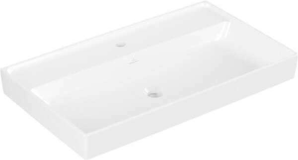 Villeroy & Boch Collaro lavabo armoire, 1 trou pour robinet, sans trop-plein, 800x465mm, 4A338101, 4A338101