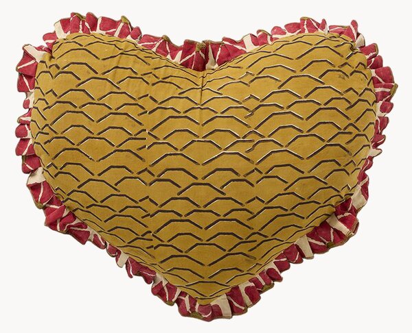 Cuscino decorativo grande in cotone fatto a mano Erin