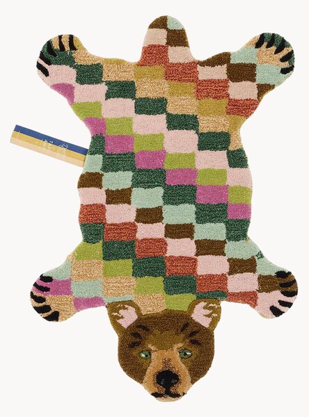 Tappeto in lana fatto a mano Madama Bear Small