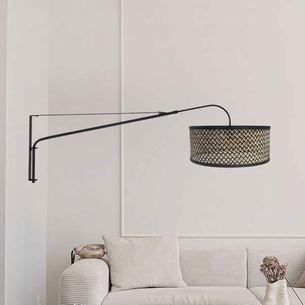 Steinhauer Applique da parete Elegant Classy, Nero, Soggiorno / Sala da pranzo, Metallo, Applique