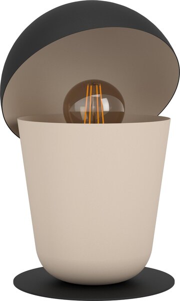 Eglo 900396 BATABANO E27 lampada da tavolo Ø180mm colore sabbia nero