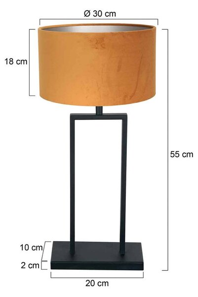Steinhauer Lampada da tavolo Stang, Nero, Soggiorno / Sala da pranzo, Metallo, Lampada da tavolo