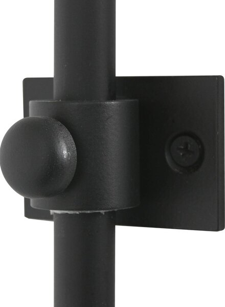 Steinhauer Applique da parete Sparkled Light, Nero, Soggiorno / Sala da pranzo, Metallo, Applique