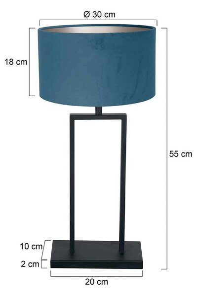 Steinhauer Lampada da tavolo Stang, Nero, Soggiorno / Sala da pranzo, Metallo, Lampada da tavolo