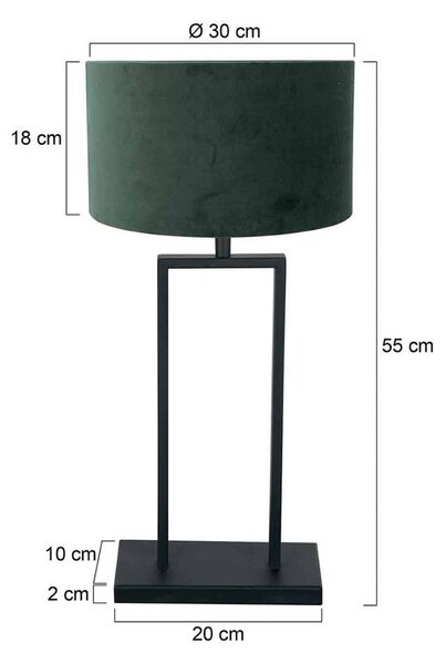 Steinhauer Lampada da tavolo Stang, Nero, Soggiorno / Sala da pranzo, Metallo, Lampada da tavolo